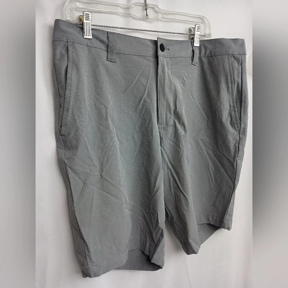 2/$30 BANANA REPUBLIC Gray Flat Front‎ Chino Shorts (#336)
